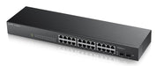 EAN 0760559129477 - Zyxel GS1900-24 switch Gestionado Gigabit Ethernet (10/100/1000) Negro imagen 1