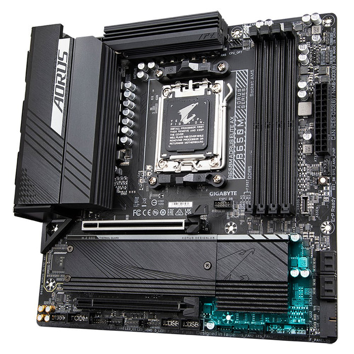 EAN 4719331849399 - GIGABYTE B650M AORUS ELITE AX placa base AMD B650 Zócalo AM5 micro ATX imagen 5