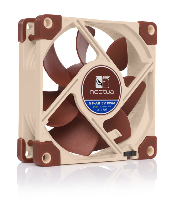EAN 0841501110313 - Noctua NF-A8 Carcasa del ordenador Ventilador 8 cm Beige, Marrón imagen 2