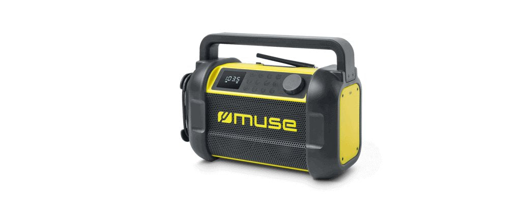 EAN 3700460208868 - Muse M-928 BTY radio Portátil Digital Negro, Amarillo imagen 3