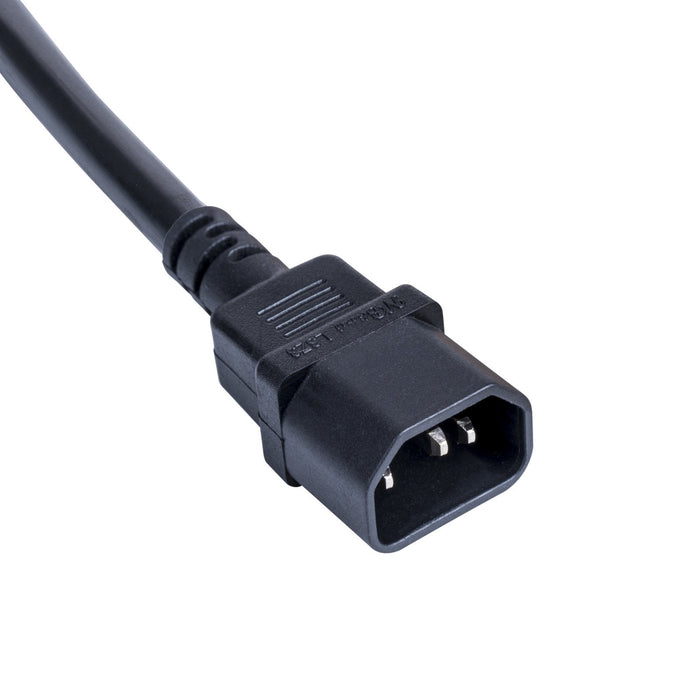 EAN 5901720137029 - Akyga AK-PC-13A cable de transmisión Negro 1 m C14 acoplador CEE7/3 imagen 2