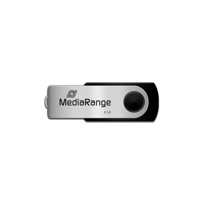EAN 4260057124821 - MediaRange MR908 unidad flash USB 8 GB USB Type-A / Micro-USB 2.0 Negro, Plata imagen 2