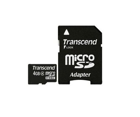 EAN 0760557819820 - Transcend 4 GB microSDHC Clase 4 imagen 1