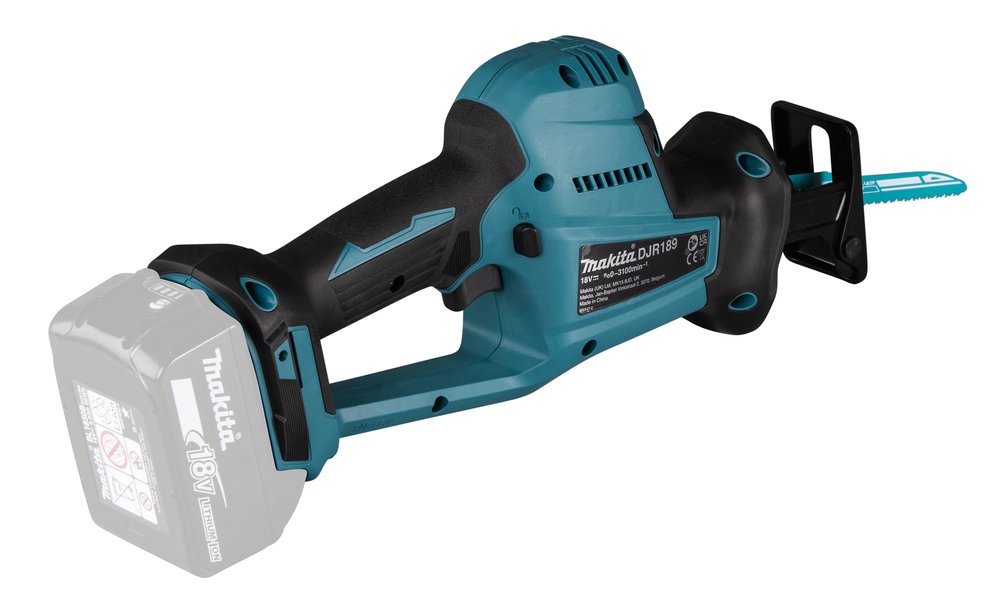 EAN 0088381770989 - Makita DJR189ZJ sierra recíproca 3100 spm Negro, Azul imagen 5