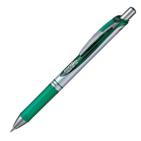 EAN 4902506070982 - Pentel EnerGel Xm Bolígrafo de gel de punta retráctil Verde 1 pieza(s) imagen 1