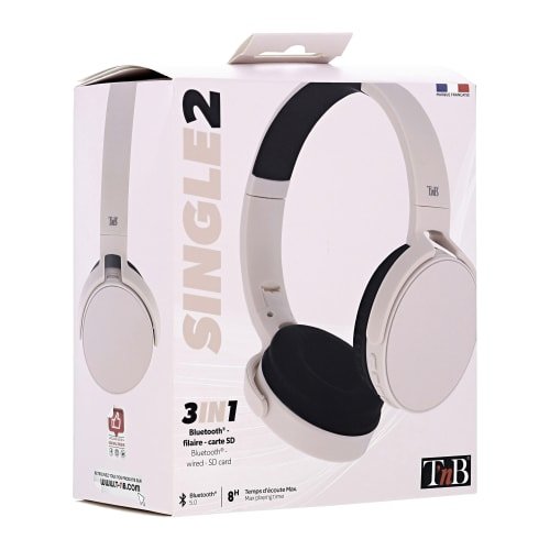 EAN 3303170113134 - T'nB SINGLE 2 Auriculares Inalámbrico y alámbrico Diadema Llamadas/Música Bluetooth Rosa imagen 5