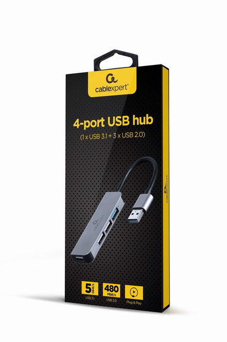 EAN 8716309124164 - Gembird UHB-U3P1U2P3-01 base para portátil y replicador de puertos Alámbrico USB 3.2 Gen 1 (3.1 Gen 1) Ty imagen 1
