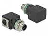 EAN 4043619663132 - DeLOCK 66313 cambiador de género para cable M12 RJ45 Negro imagen 1