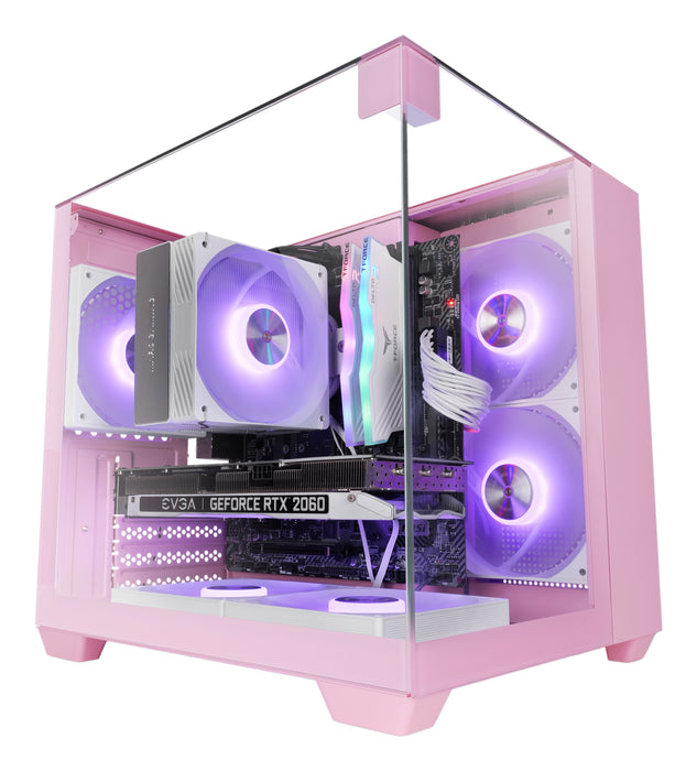 EAN 8435693109853 - Mars Gaming MC-VISIONMP Mini Tower Rosa imagen 2