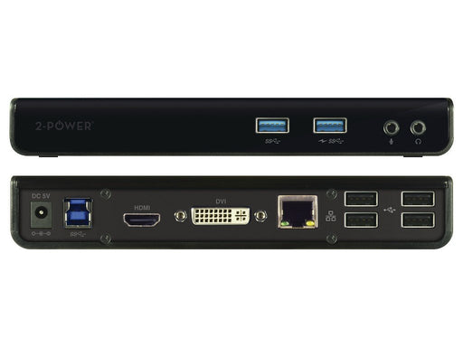 EAN 5055190191569 - 2-Power DOC0110A base para portátil y replicador de puertos Alámbrico USB 3.2 Gen 1 (3.1 Gen 1) Type-B Ne imagen 2