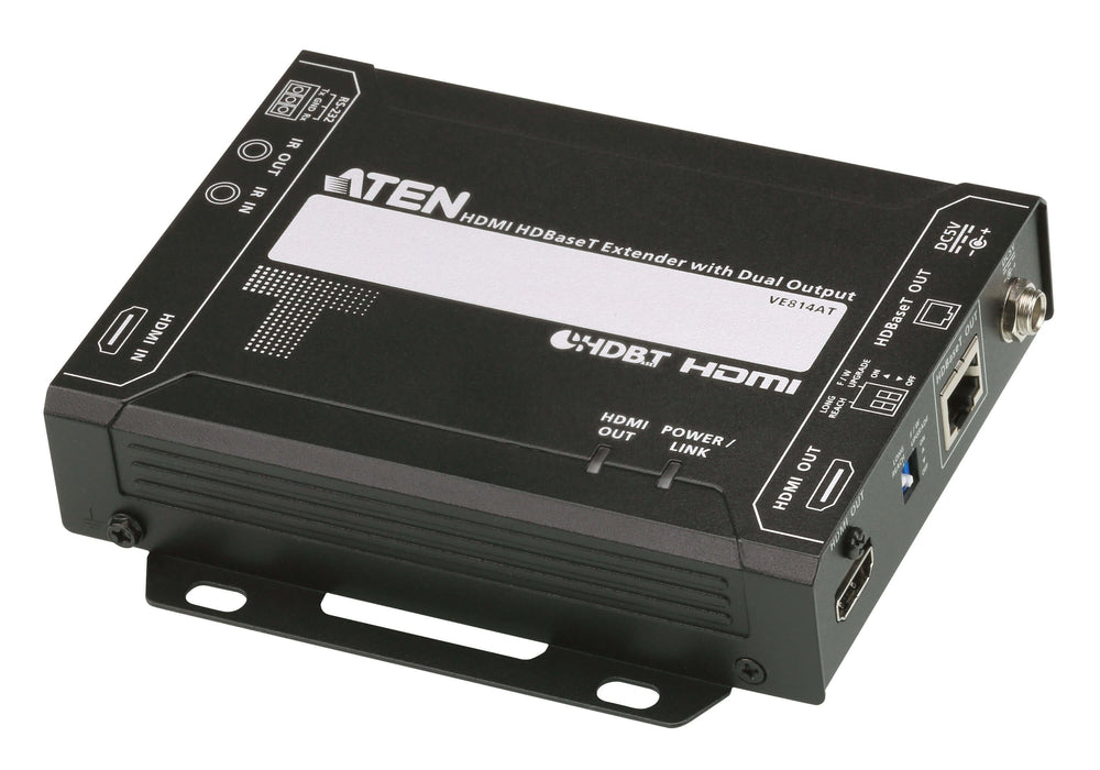 EAN 4710469342325 - ATEN VE814AT Transmisor de señales AV Negro imagen 3