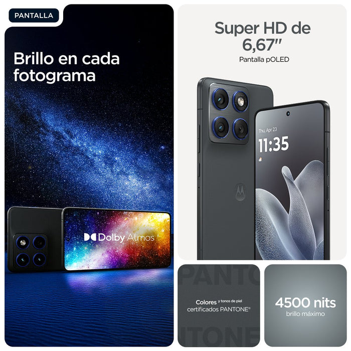 EAN 840493603360 - Motorola edge 70 17 cm (6.7") SIM doble Android 16.0 5G USB Tipo C 12 GB 512 GB 4800 mAh Gris imagen 18