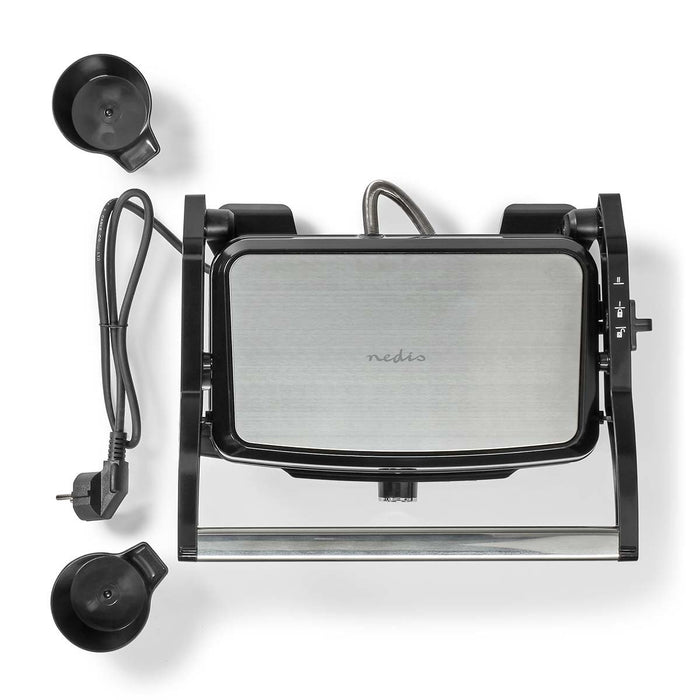 EAN 5412810398898 - Nedis KAGR131FSR parrilla eléctrica de contacto imagen 11