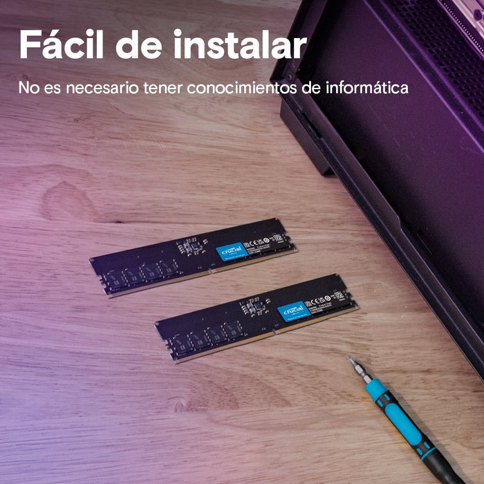 EAN 0649528944146 - Crucial CT64G56C46U5 módulo de memoria 64 GB 1 x 64 GB DDR5 imagen 6