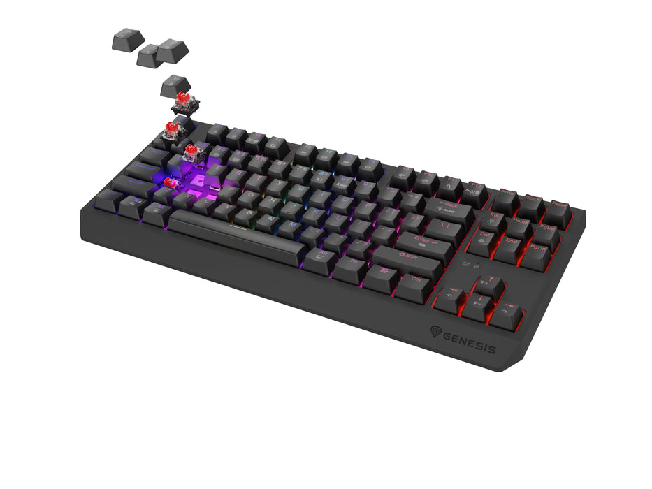 EAN 5901969443806 - GENESIS Thor 230 TKL teclado Juego USB + RF Wireless + Bluetooth QWERTY Negro imagen 17