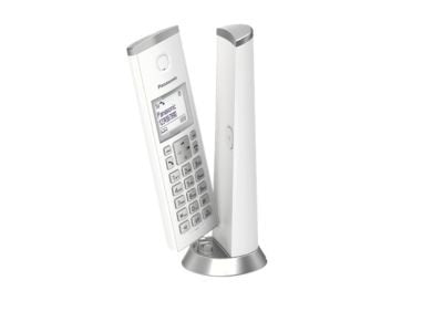 EAN 5025232871919 - Panasonic KX-TGK212SP Teléfono DECT Identificador de llamadas Plata, Blanco imagen 4