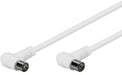 EAN 4040849673542 - Goobay 67354 cable coaxial 2,5 m IEC Blanco imagen 1