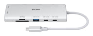 EAN 790069478215 - D-Link DUP-A01 hub de interfaz USB 3.2 Gen 1 (3.1 Gen 1) Type-C 10000 Mbit/s Blanco imagen 1