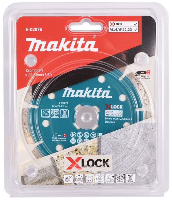 EAN 0088381556224 - Makita E-02076 disco de diamante 12,5 cm Disco de diamante con borde segmentado imagen 2