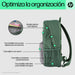 EAN 0197192487617 - HP Campus Green Backpack mochila Mochila informal Verde, Gris Poliéster, Poliespuma imagen 3
