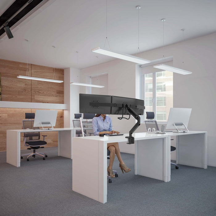 EAN 8716309127691 - Gembird MA-DA3-03 soporte para monitor 68,6 cm (27") Escritorio Negro imagen 11