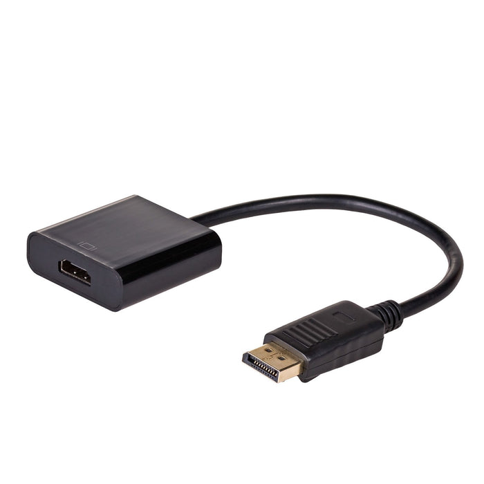 EAN 5901720130624 - Akyga AK-AD-11 adaptador de cable de vídeo 0,15 m HDMI tipo A (Estándar) DisplayPort Negro imagen 1