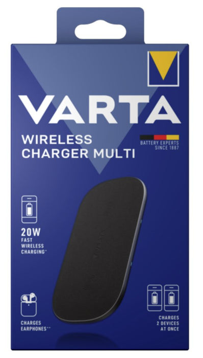 EAN 4008496056026 - Varta 57906 101 111 cargador de dispositivo móvil Universal Negro USB Cargador inalámbrico Carga rápida I imagen 2