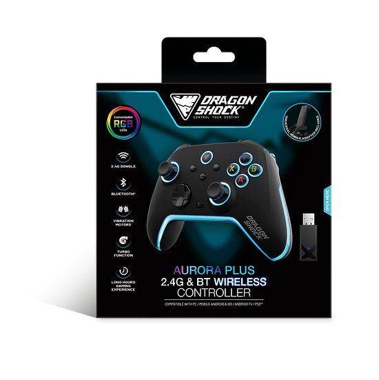 EAN 5425025593927 - Dragonshock Aurora Plus Negro Bluetooth/RF/USB Gamepad Analógico/Digital Android, PC, Playstation 3, iOS imagen 9