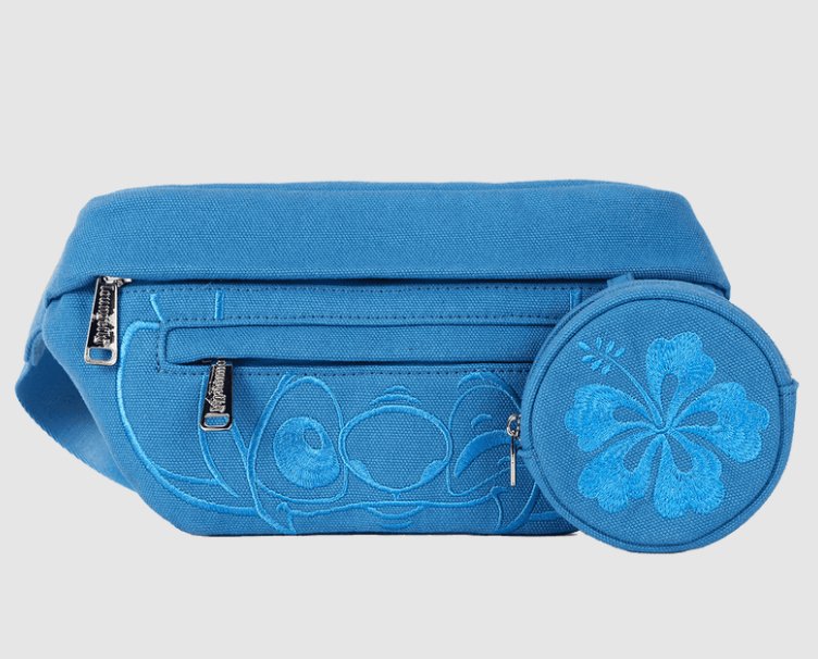 EAN 0671803540156 - Loungefly Stitch Ohana Canvas Convertible riñonera Azul imagen 5