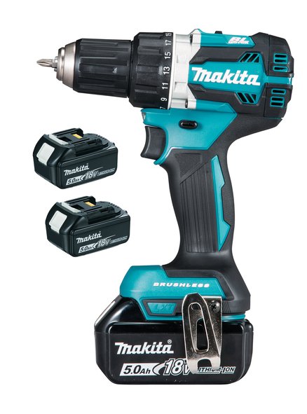 EAN 0088381826495 - Makita DDF484RT3J taladro 2000 RPM 1,8 kg Negro, Azul, Plata imagen 2