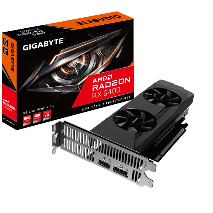 EAN 4719331310530 - GIGABYTE Radeon RX 6400 D6 LOW AMD 4 GB GDDR6 imagen 1