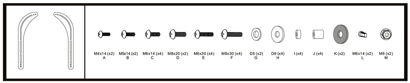 EAN 5704174788584 - Vivolink VLMSB3270 soporte de altavoz Soporte para TV Negro imagen 4