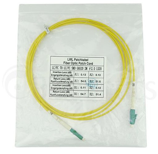 EAN 4063232609812 - BlueOptics SFP2121BU1MM Cable de fibra óptica e InfiniBand 1 m LC Amarillo imagen 5