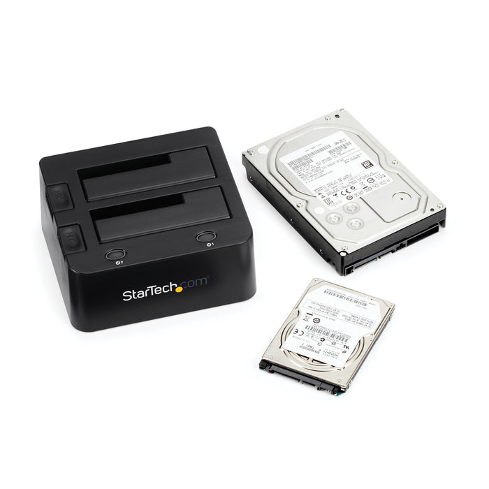 EAN 0065030859813 - StarTech.com UNIDOCKU33 base de conexión para disco duro USB 3.2 Gen 1 (3.1 Gen 1) Type-B Negro imagen 3