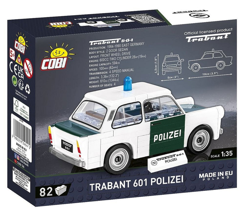 EAN 5902251245412 - COBI Trabant 601 Polizei imagen 4