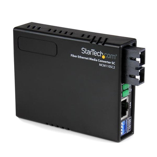 EAN 0065030836838 - StarTech.com MCM110SC2 convertidor de medio 100 Mbit/s 1310 nm Negro imagen 1
