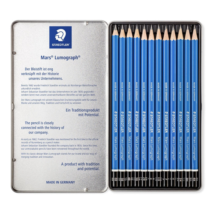 EAN 4007817104729 - Staedtler Mars Lumograph 100 12 pieza(s) imagen 2