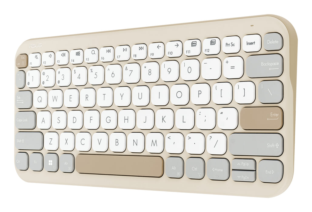 EAN 4711387166161 - ASUS KW100 KEYBOARD/BG/UI/80 teclado Hogar Bluetooth Beige, Avena imagen 5