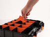 EAN 4043619184170 - DeLOCK 18417 caja de almacenaje Rectangular Plástico Negro, Naranja imagen 4