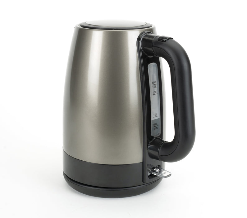 EAN 8432406580046 - Black & Decker BXKE2201E tetera eléctrica 1,7 L 2200 W Negro, Acero inoxidable imagen 2