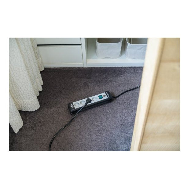 EAN 4007123624102 - Brennenstuhl 1951540101 base múltiple 5 m 4 salidas AC Interior Negro, Blanco imagen 3