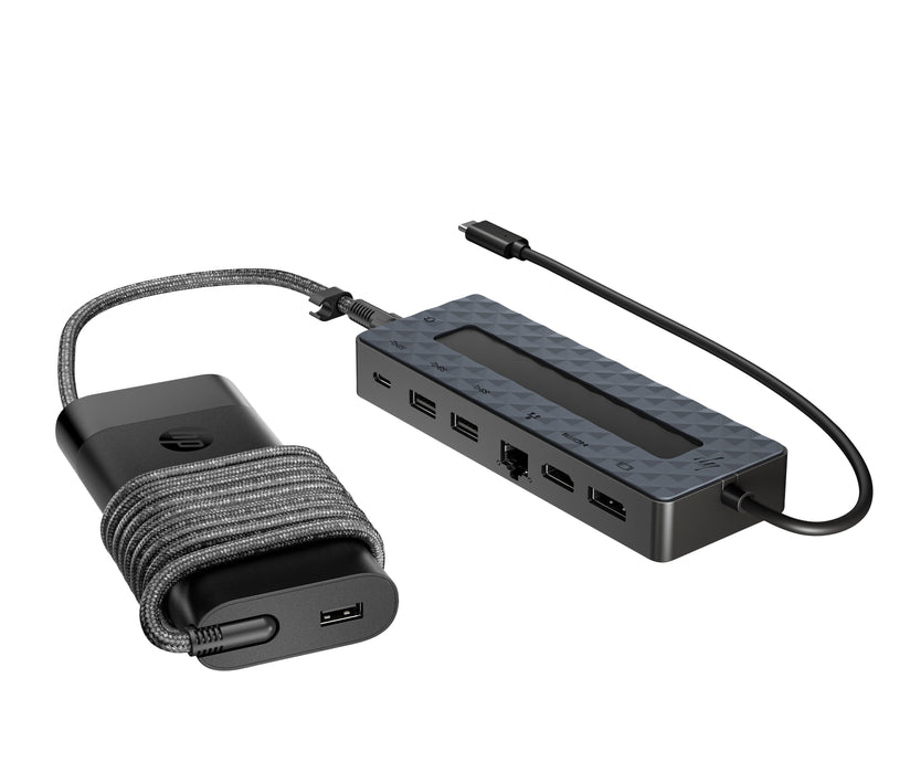 EAN 0197961554168 - HP Universal USB-C Hub and Laptop Charger Combo Alámbrico USB 3.2 Gen 1 (3.1 Gen 1) Type-C Negro imagen 4