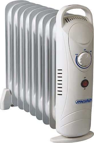 EAN 5908256834279 - Mesko Home MS7805 Interior Blanco 1000 W Radiador de aceite eléctrico imagen 1