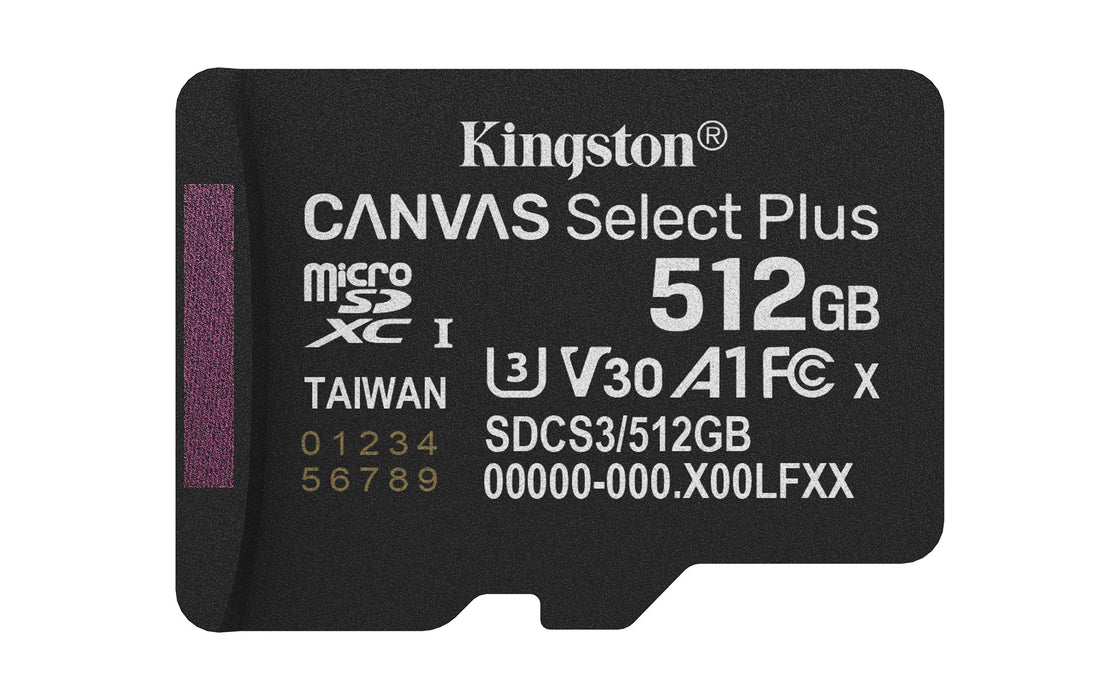 EAN 0740617348552 - Kingston Technology Canvas Select Plus Gen3 UHS-I Clase 10 imagen 3
