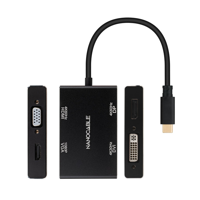 EAN 8433281014220 - Nanocable 10.16.4307 base para portátil y replicador de puertos Alámbrico USB 3.2 Gen 1 (3.1 Gen 1) Type- imagen 2