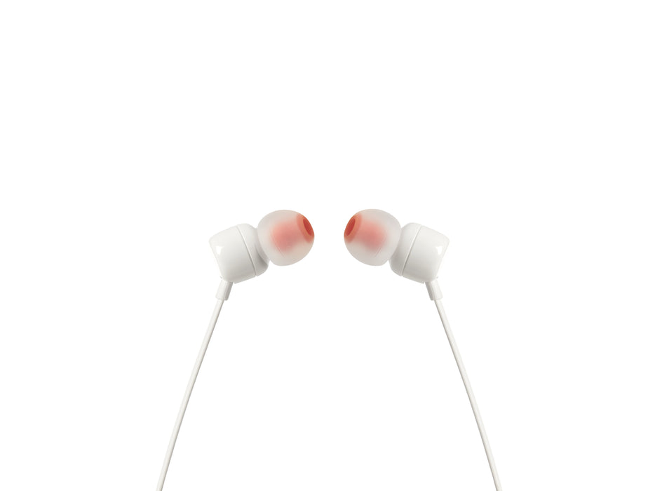 EAN 6925281918933 - JBL Tune 110 Auriculares Alámbrico Dentro de oído Música Blanco imagen 1