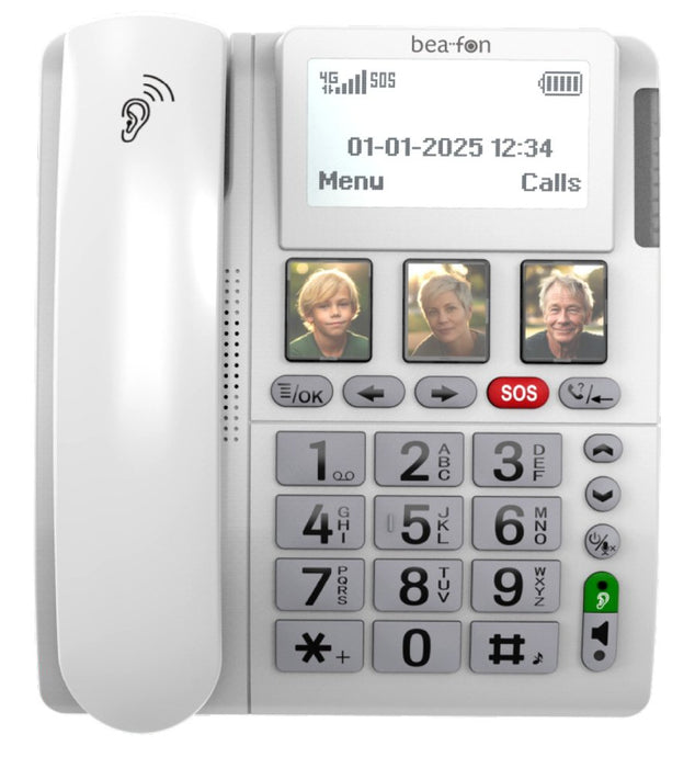 EAN 9120124822317 - Beafon ML10 LTE Teléfono analógico Identificador de llamadas Blanco imagen 2