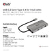 EAN 8719214471828 - CLUB3D CSV-1593 hub de interfaz USB 3.2 Gen 1 (3.1 Gen 1) Type-C 16200 Mbit/s Metálico imagen 9