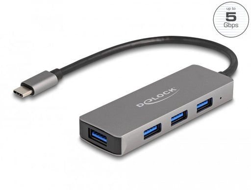 EAN 4043619631735 - DeLOCK 63173 hub de interfaz USB 3.2 Gen 1 (3.1 Gen 1) Type-C 5000 Mbit/s Negro imagen 1