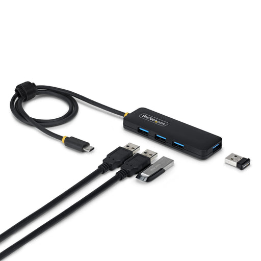 EAN 65030923910 - StarTech.com H5C4A-USB-HUB-2 hub de interfaz USB 3.2 Gen 1 (3.1 Gen 1) Type-C 5000 Mbit/s Negro imagen 1